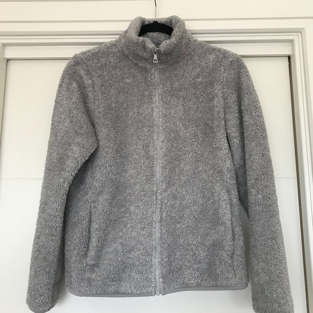 UNIQLO WOMEN FLUFFY YARN FLEECE FULL-ZIP JACKET